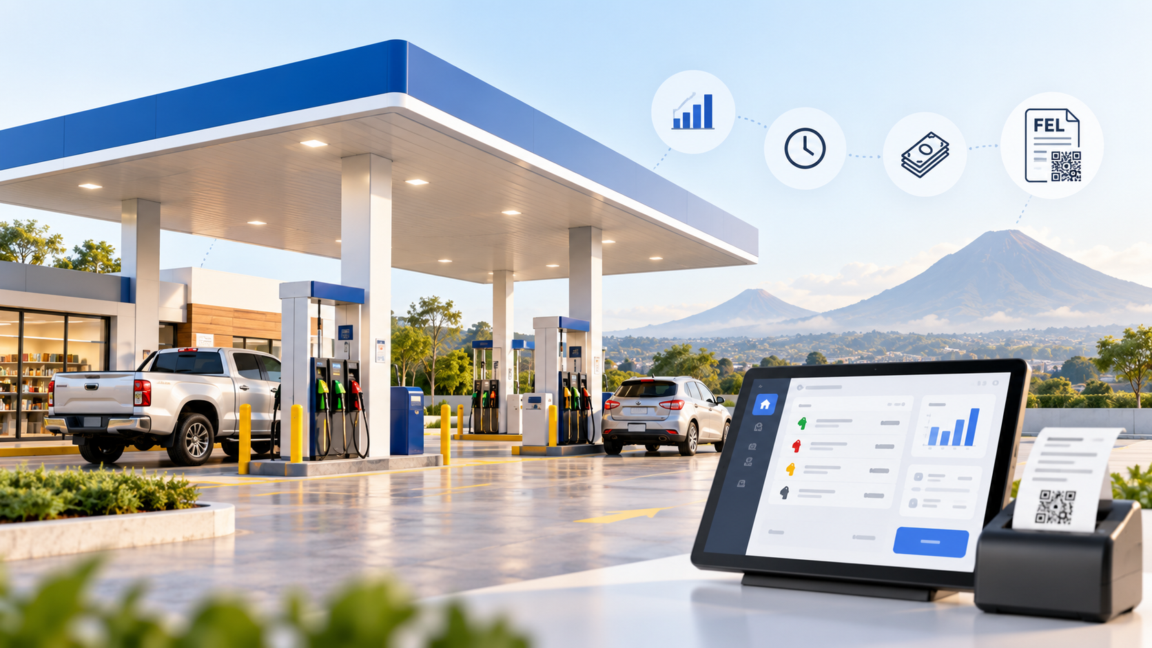 Software para gasolineras en Guatemala: controla ventas, turnos, cobros y facturación FEL